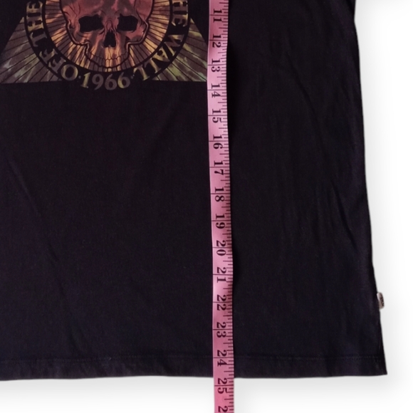 VANS OFF THE WALL 1966 SKULL GRAPHIC MEN'S SHORT-SLEEVE BLACK T-SHIRT. SIZE M - Picture 11 of 12